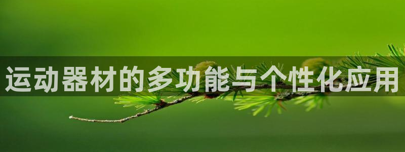九游体育官方正版app娱乐首页官网下载:运动器材的多功能与个